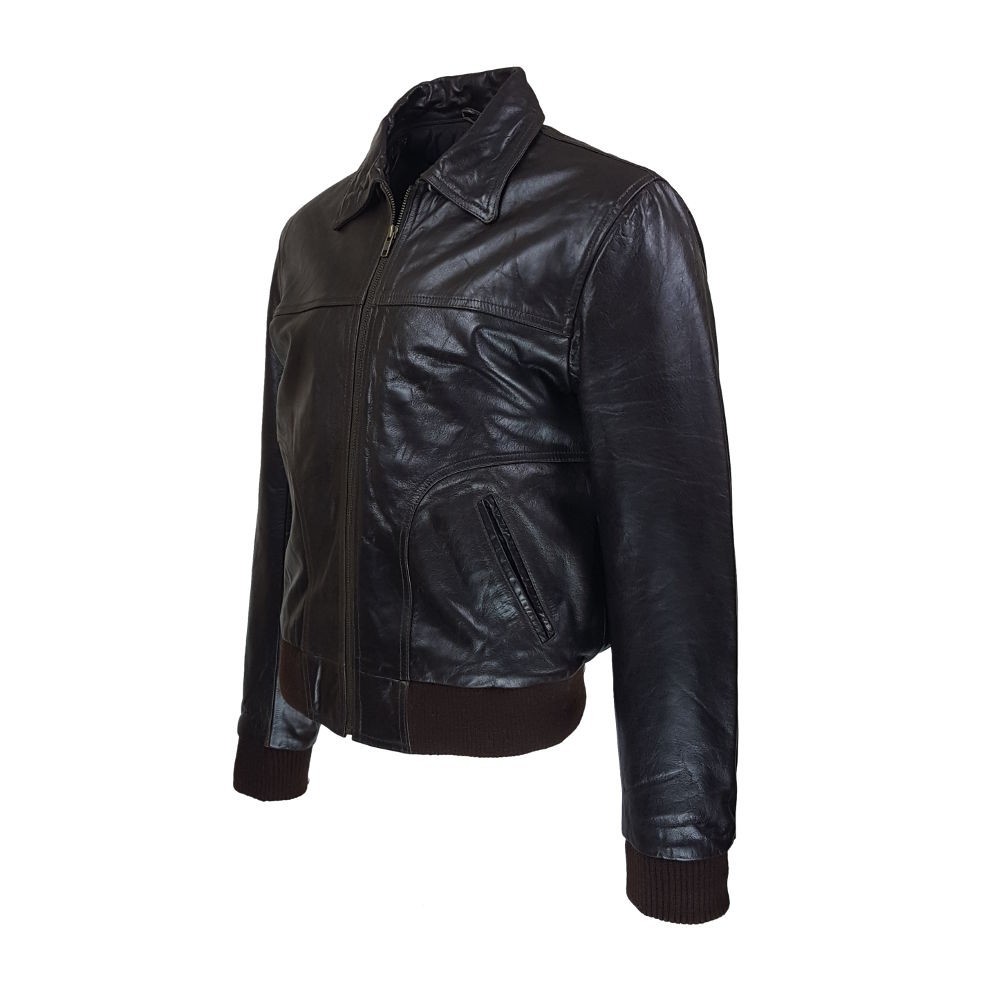 Martingale Standing Signature Antares En Cuir De Buffle, Taille 3/surdimensionné, Marron Malt