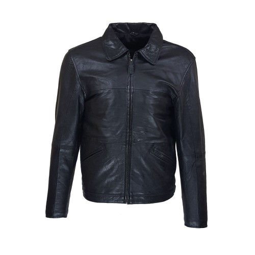 Blouson Belmont cuir véritable d'agneau