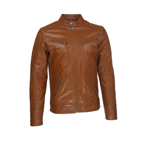 Blouson Dust Road cuir véritable d'agneau