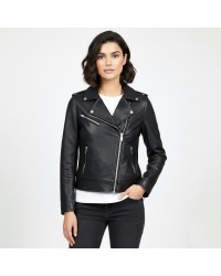 Blouson perfecto femme en cuir véritable